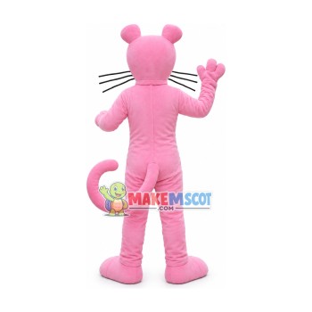 Cartoon Pink Panther Mascot Costume