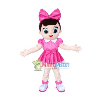 Fancy Doll Mascot Costume Fancy Doll Mascot Costume