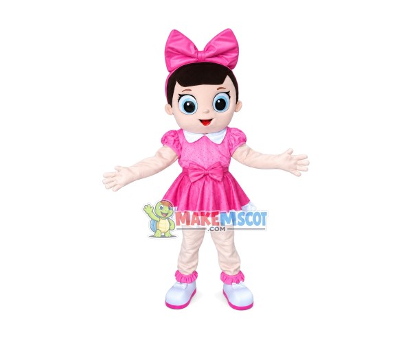 Fancy Doll Mascot Costume Fancy Doll Mascot Costume