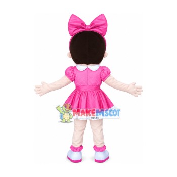 Fancy Doll Mascot Costume Fancy Doll Mascot Costume