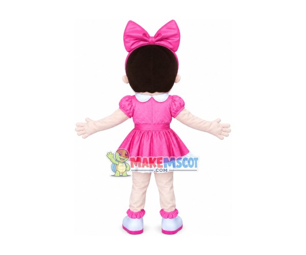 Fancy Doll Mascot Costume Fancy Doll Mascot Costume