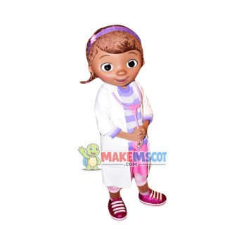Best Quality Doctor Girl Mascot Costume Best Quality Doctor Girl Mascot Costume