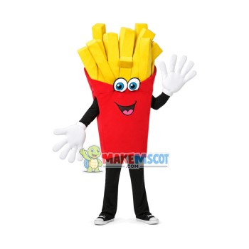 French Fries Mascot Costume French Fries Mascot Costume