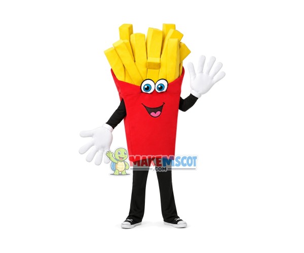 French Fries Mascot Costume