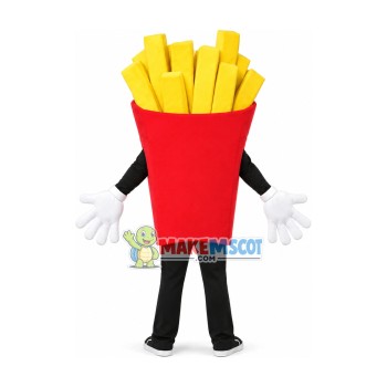 French Fries Mascot Costume French Fries Mascot Costume