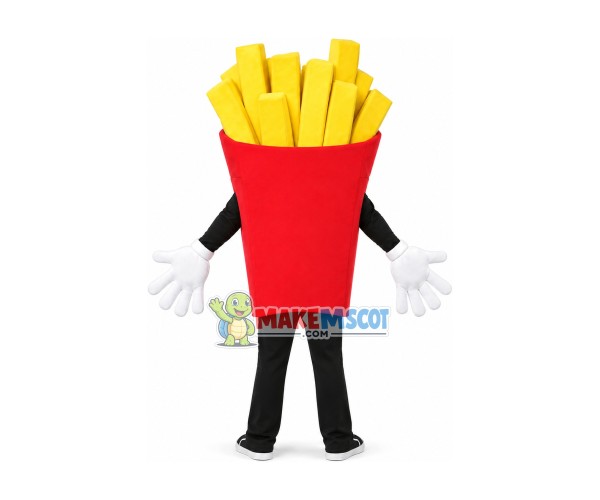 French Fries Mascot Costume French Fries Mascot Costume