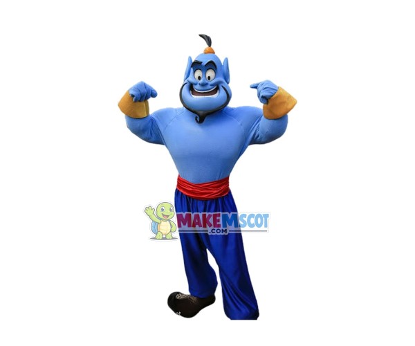 Genie Aladdin Mascot Costume Free Shipping Genie Aladdin Mascot Costume Free Shipping