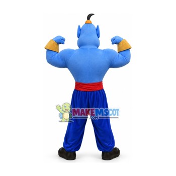 Genie Aladdin Mascot Costume Free Shipping