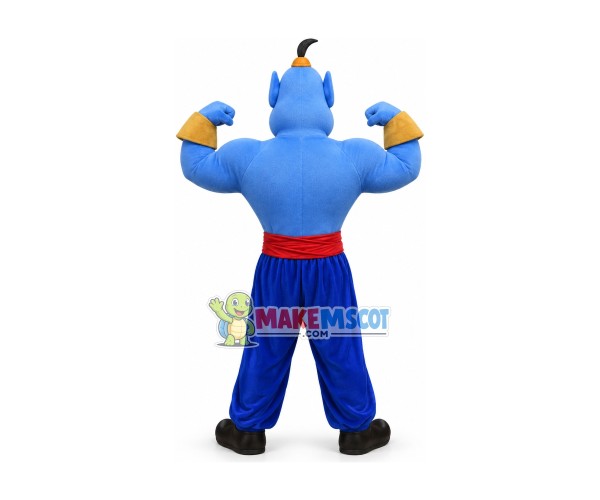 Genie Aladdin Mascot Costume Free Shipping Genie Aladdin Mascot Costume Free Shipping