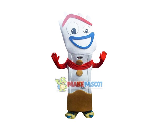 Forky Mascot Costume Forky Mascot Costume