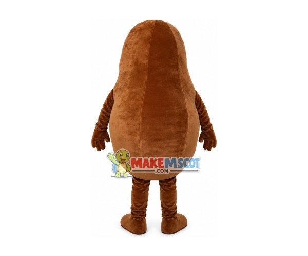 Cocoa Bean Mascot Costume Cocoa Bean Mascot Costume
