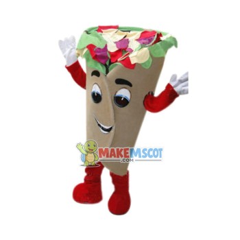 Pita Wrap Mascot Costume Pita Wrap Mascot Costume