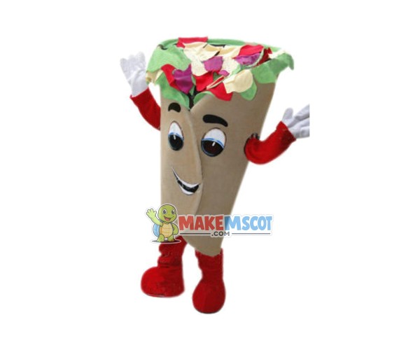 Pita Wrap Mascot Costume Pita Wrap Mascot Costume