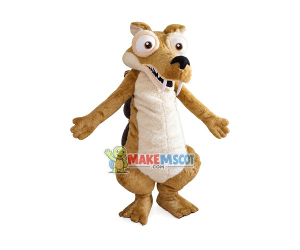 Ice Age Squirrel Mascot Costume