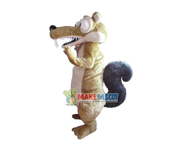 Ice Age Squirrel Mascot Costume