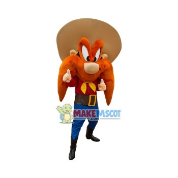 High Quality Yosemite Sam Mascot Costume High Quality Yosemite Sam Mascot Costume