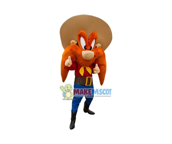 High Quality Yosemite Sam Mascot Costume High Quality Yosemite Sam Mascot Costume