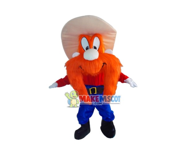 Yosemite Sam Mascot Costume Yosemite Sam Mascot Costume