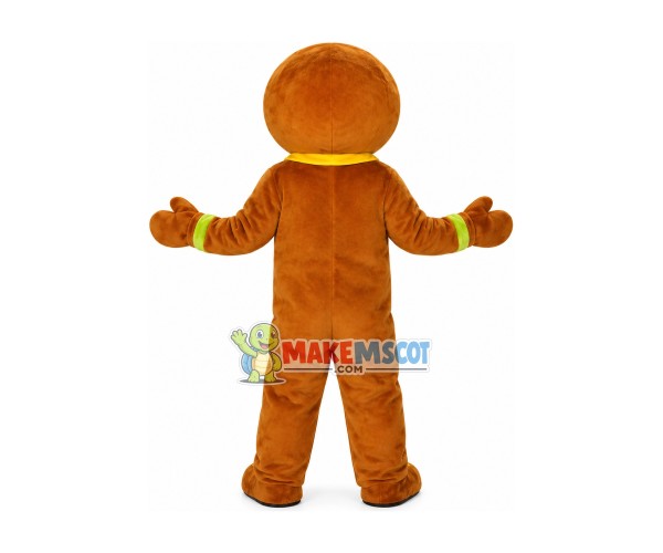 Top Quality Gingerbread Man Mascot Costume Top Quality Gingerbread Man Mascot Costume