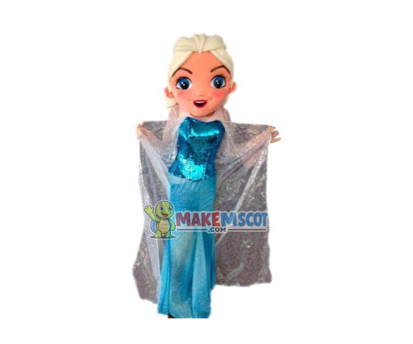Cheap Frozen Princess Elsa Mascot Costume Cheap Frozen Princess Elsa Mascot Costume