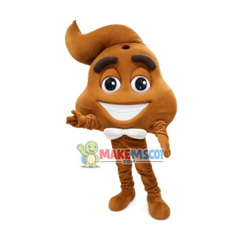 Poop Emoji Mascot Costume Poop Emoji Mascot Costume