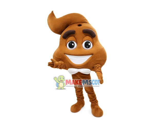 Poop Emoji Mascot Costume Poop Emoji Mascot Costume