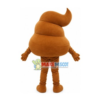 Poop Emoji Mascot Costume Poop Emoji Mascot Costume