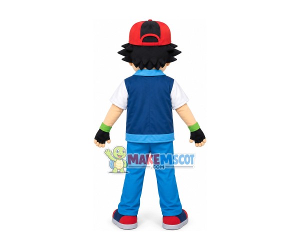 Ash Mascot Costume Ash Mascot Costume