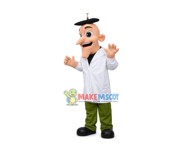 Dr. Heinz Mascot Costume Dr. Heinz Mascot Costume