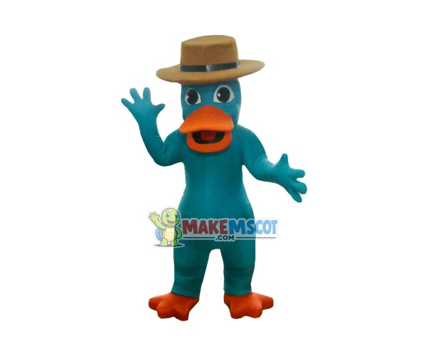 Perry The Platypus Mascot Costume Perry The Platypus Mascot Costume