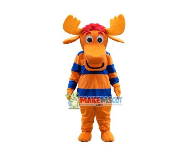 Tyrone Moose Mascot Costume Tyrone Moose Mascot Costume