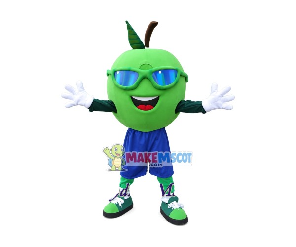 Happy Apple Mascot Costume Happy Apple Mascot Costume