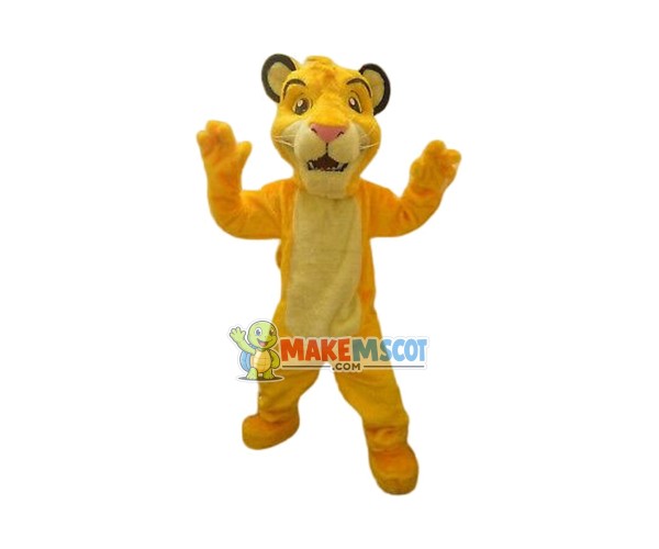 Simba Lion King Mascot Costume Simba Lion King Mascot Costume