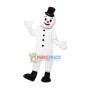 Black Hat Snowman Mascot Costume