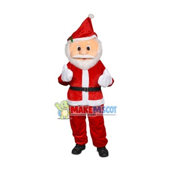 Santa Cartoon Mascot Costume Santa Cartoon Mascot Costume
