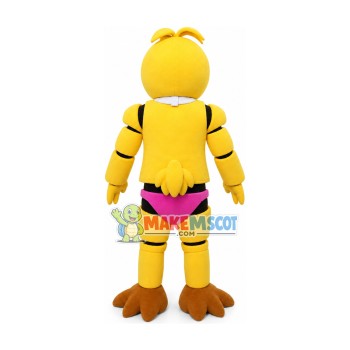 Five Nights At Freddy's Toy Chica Yellow Mascot Costume Five Nights At Freddy's Toy Chica Yellow Mascot Costume