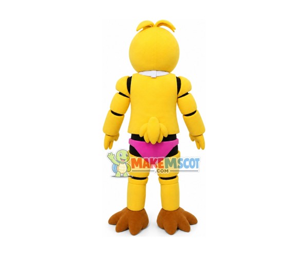 Five Nights At Freddy's Toy Chica Yellow Mascot Costume Five Nights At Freddy's Toy Chica Yellow Mascot Costume