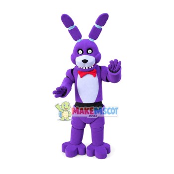 Five Nights at Freddy's FNAF Toy Creepy Purple Bunny Mascot Costume Five Nights at Freddy's FNAF Toy Creepy Purple Bunny Mascot Costume