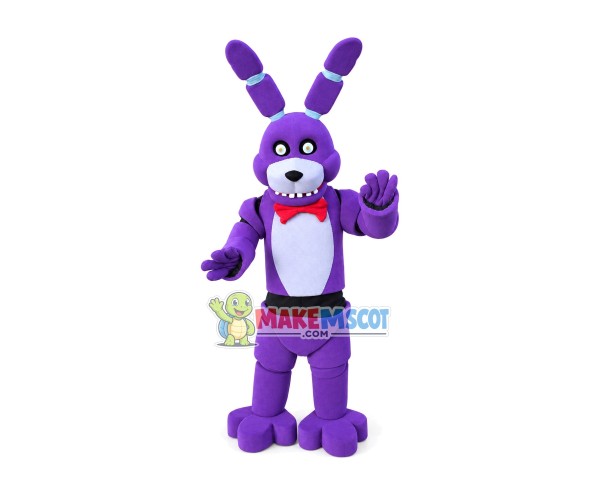 Five Nights at Freddy's FNAF Toy Creepy Purple Bunny Mascot Costume Five Nights at Freddy's FNAF Toy Creepy Purple Bunny Mascot Costume