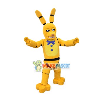 Five Nights At Freddy's Golden Bonnie Mascot Costume Five Nights At Freddy's Golden Bonnie Mascot Costume