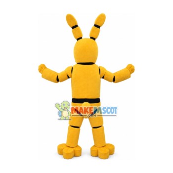 Five Nights At Freddy's Golden Bonnie Mascot Costume Five Nights At Freddy's Golden Bonnie Mascot Costume