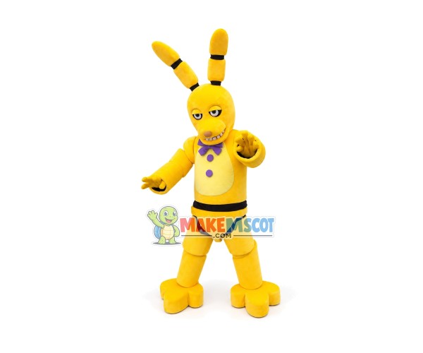 New Five Nights At Freddy's Golden Bonnie Mascot Costume