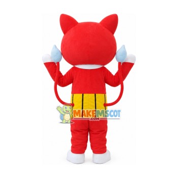 Youkai Watch Jibanyan Red Cat Mascot Costumes