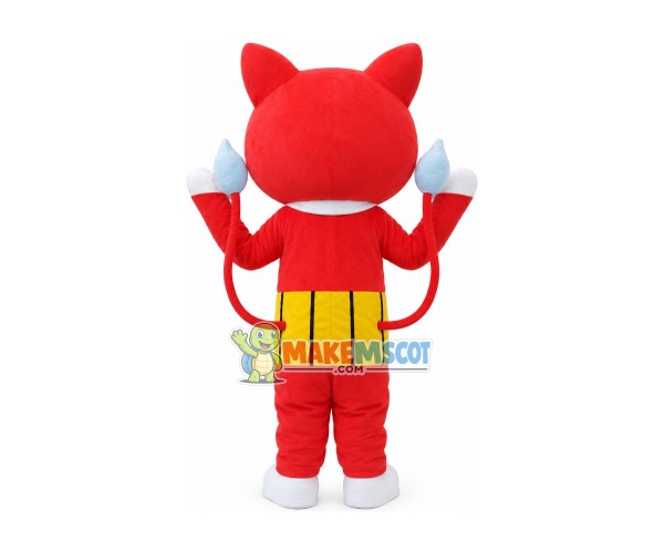 Youkai Watch Jibanyan Red Cat Mascot Costumes