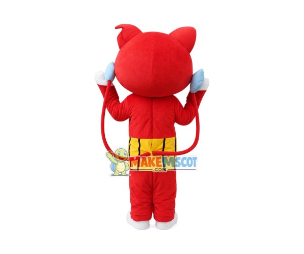 Youkai Watch Jibanyan Red Cat Mascot Costumes Youkai Watch Jibanyan Red Cat Mascot Costumes
