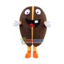 Lovely Coffee Bean Cartoon Mascot Costume