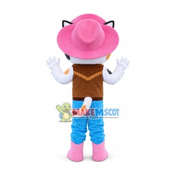 Sheriff Callie's Wild West Sheriff Caillie Mascot Costume Sheriff Callie's Wild West Sheriff Caillie Mascot Costume