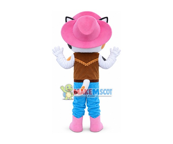 Sheriff Callie's Wild West Sheriff Caillie Mascot Costume Sheriff Callie's Wild West Sheriff Caillie Mascot Costume