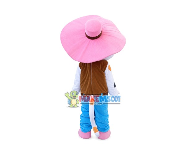 Sheriff Callie's Wild West Sheriff Caillie Mascot Costume Sheriff Callie's Wild West Sheriff Caillie Mascot Costume