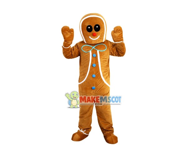Ginger Bread Boy Mascot Costume